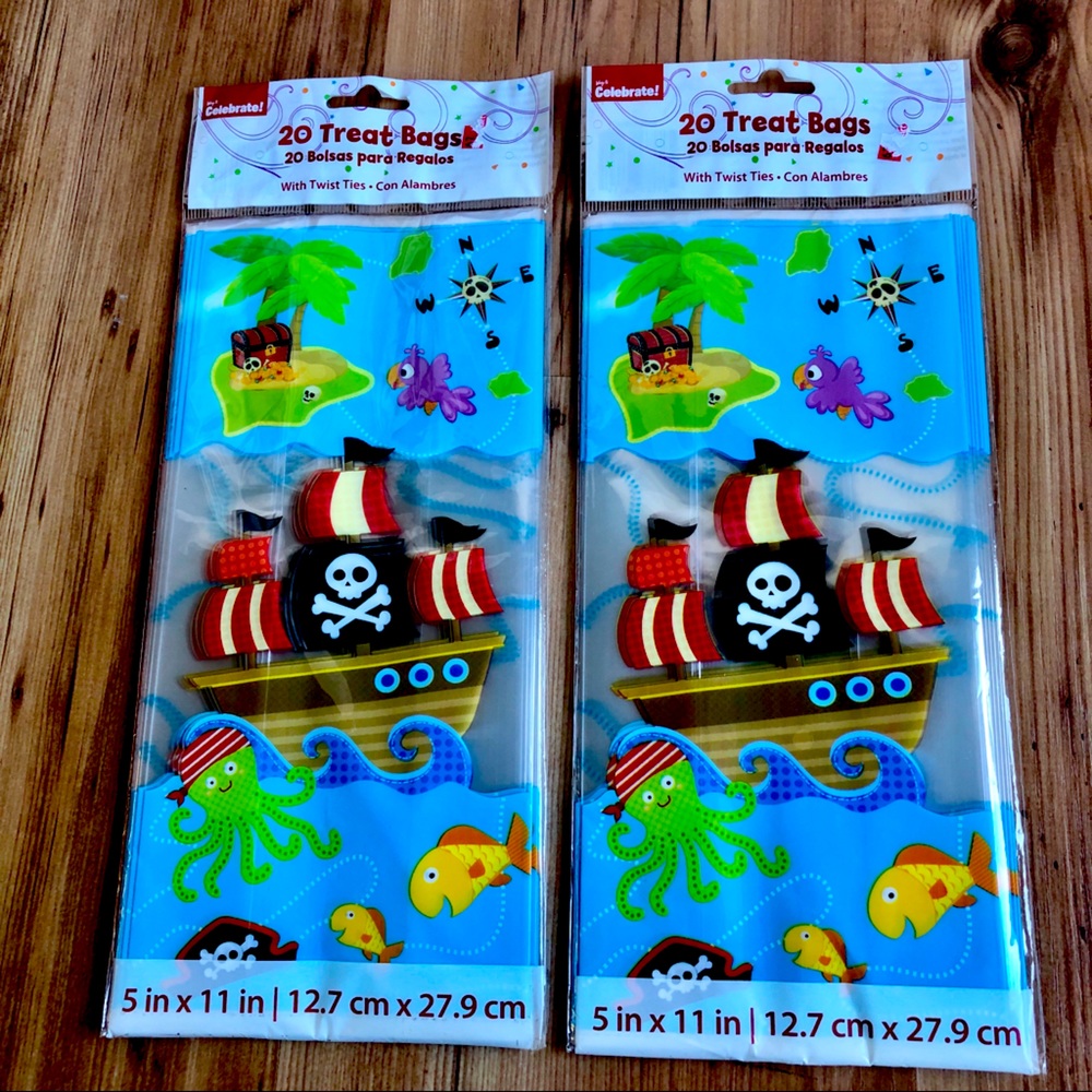 Birthday Candy Bags 40 bags, 20 x2 pk
